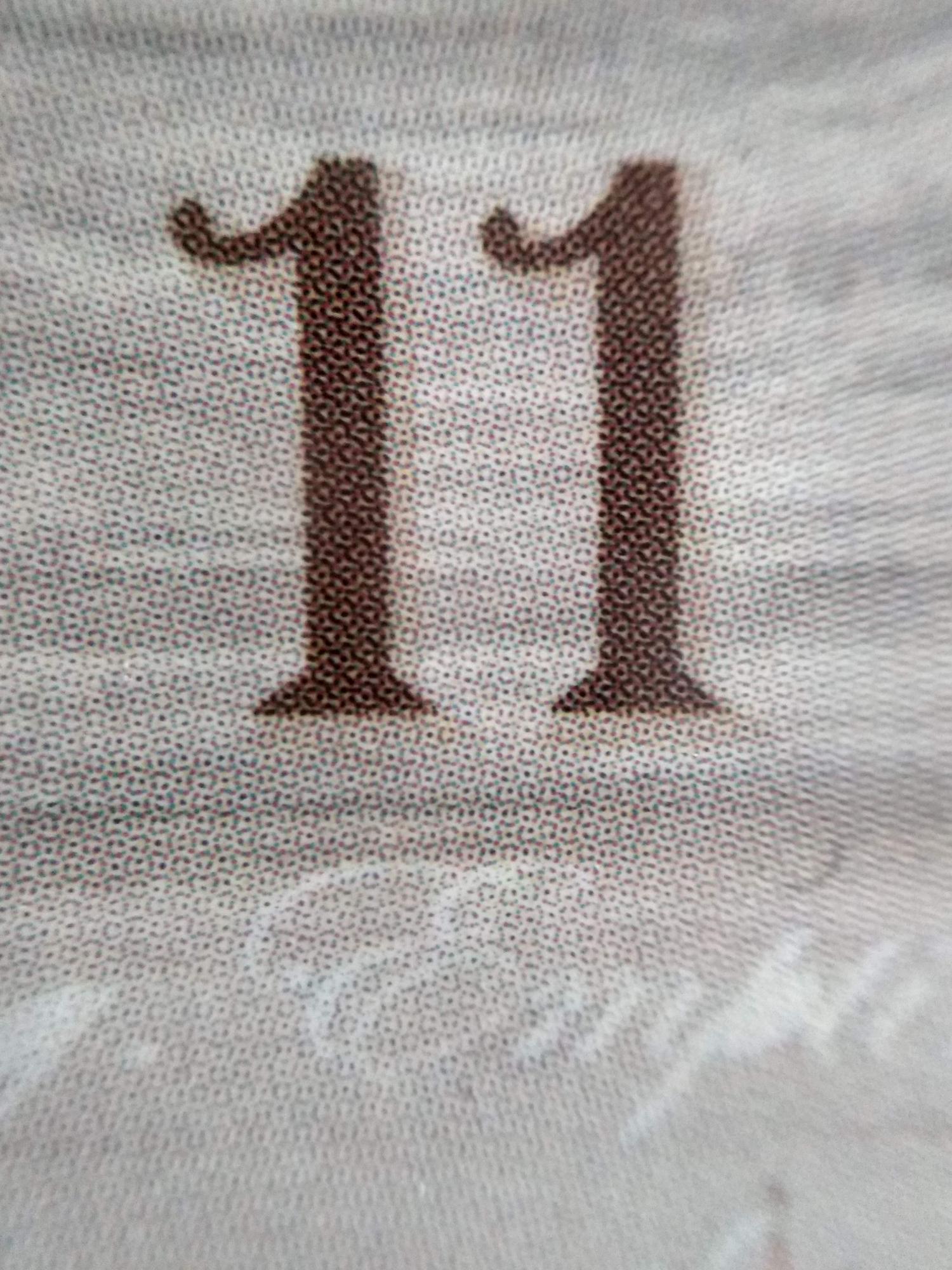 Naheinstellung: Monogramm auf Baumwolle